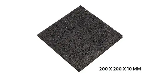 podložka U-PAD 200x200 mm, s výškou 10 mm (U-PAD 10 mm) Koop Vandaag