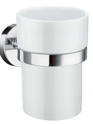 Laatste Kans Home - držák poháru - porcelán, chrom (HK343P)