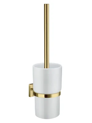 House - WC-štětka - porcelán, leštěná mosaz (RV333P) Actieprijs