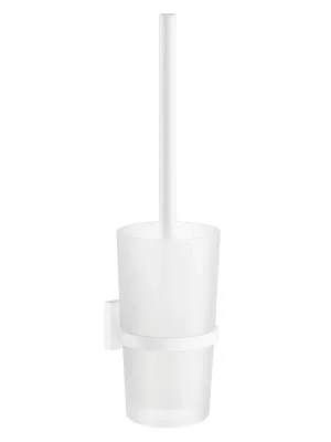 House - WC-štětka - sklo, matná bílá (RX333) Lage Kosten