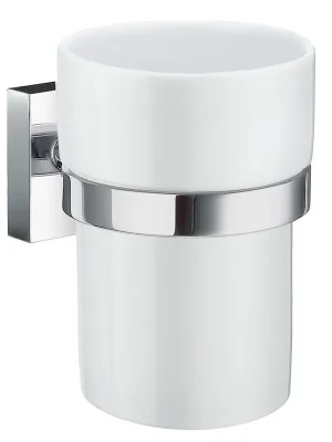House - držák pohárku - porcelán, chrom (RK343P) Bestseller