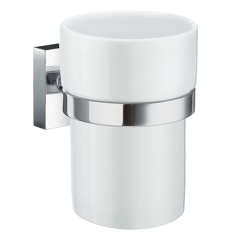 House - držák pohárku - porcelán, chrom (RK343P) Bestseller
