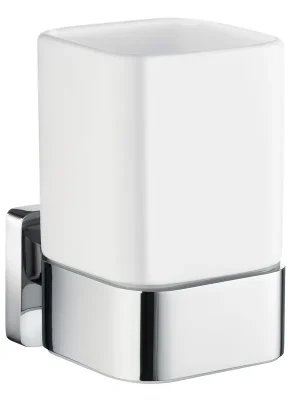 Snelle Levering Ice Soft Cube - držák pohárku - porcelán, chrom (OK443P)