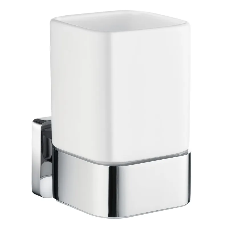 Snelle Levering Ice Soft Cube - držák pohárku - porcelán, chrom (OK443P)