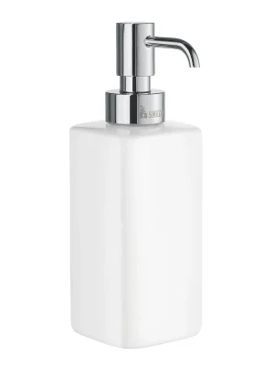 Ice Soft Cube - dávkovač tekutého mýdla samostatně stojící - porcelán, chrom (OK470P) Must-Have
