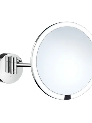 Outline - kosmetické zrcátko s LED osvětlením, nástěnné, chrom (FK487EP) Laatste Kans
