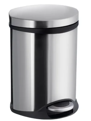 Favoriet Outline Lite - odpadkový koš 6l, softclose dovírání, kartáčovaná nerezová ocel. (FK663)