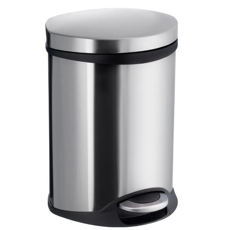 Favoriet Outline Lite - odpadkový koš 6l, softclose dovírání, kartáčovaná nerezová ocel. (FK663)
