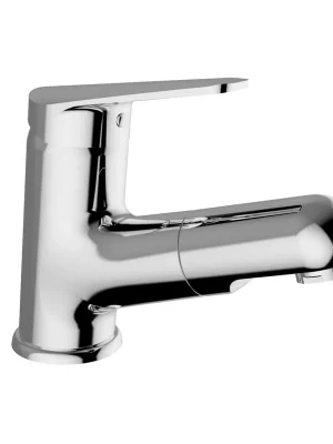 Bestel Nu Polar Life - umyvadlová stojánková baterie s vytahovací sprchou (PL-L24)