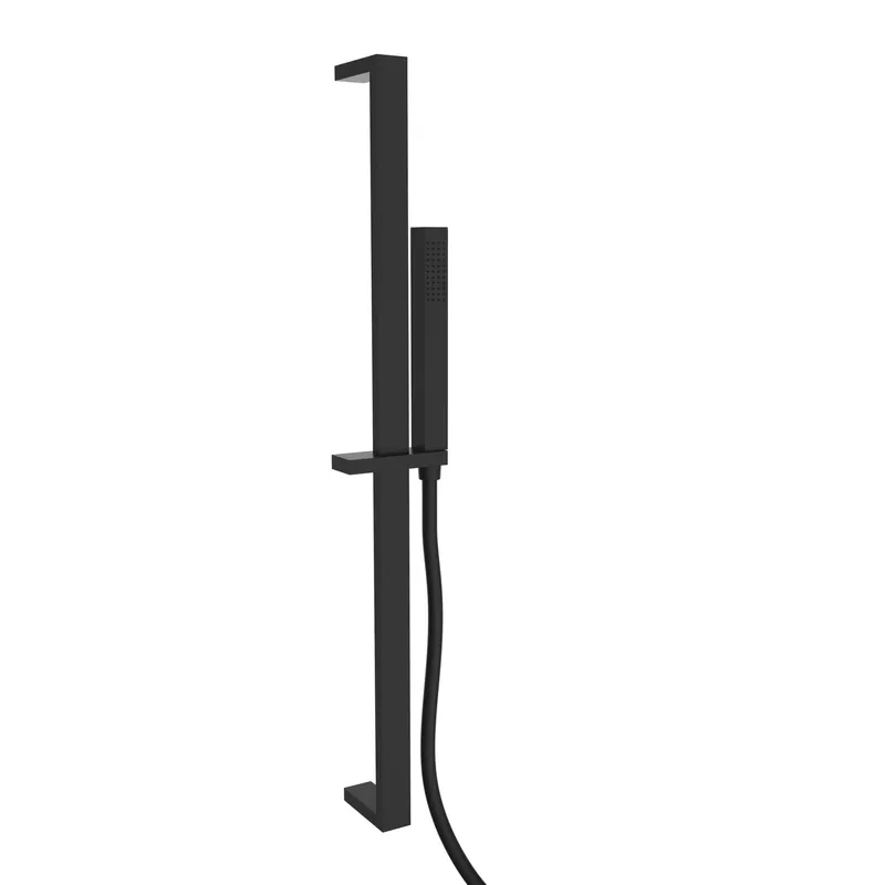Sprchový komplet 70 cm hranatý, černá (SK504BK) Bestel Nu