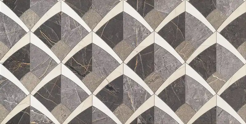 Op = Op Opium geo - obkládačka inzerto 30,8x60,8 šedá (6004849)