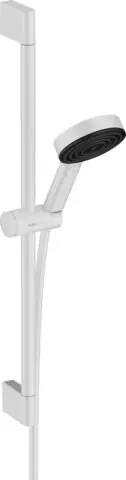 Pulsify Select S sprchová sada 105 3jet Relaxation EcoSmart se sprchovou tyčí 65 cm, matná bílá (24161700) Premium