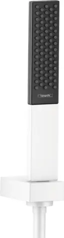 Koop Online Rainfinity sada tyčové ruční sprchy 100 1jet, držáku a hadice 125 cm, matná bílá (26857700)
