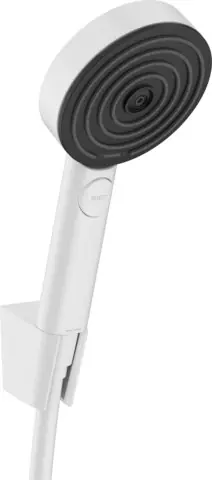 Premium Pulsify Select S sada se sprchovým držákem 105 3jet Relaxation se sprchovou hadicí 125 cm, matná bílá (24302700)