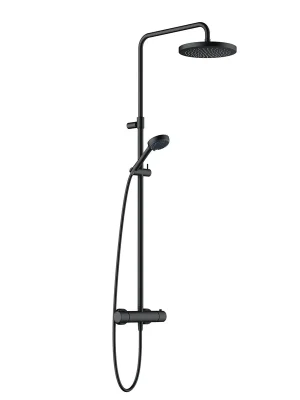 Bestel Nu Termostat Dual Shower System - hlavová a ruční sprcha Kludi Logo 3S, černá (6808239-00)