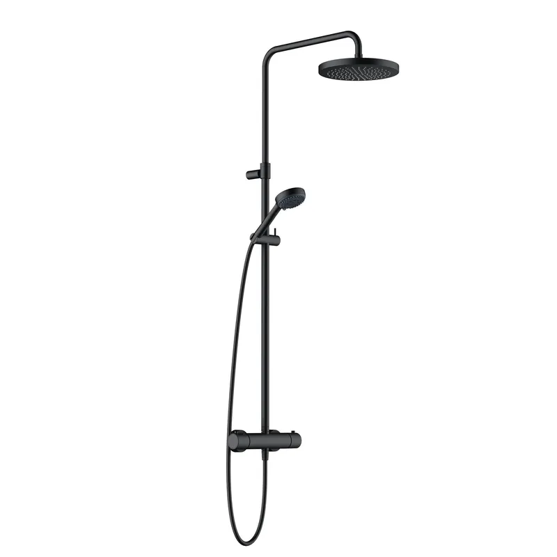 Bestel Nu Termostat Dual Shower System - hlavová a ruční sprcha Kludi Logo 3S, černá (6808239-00)