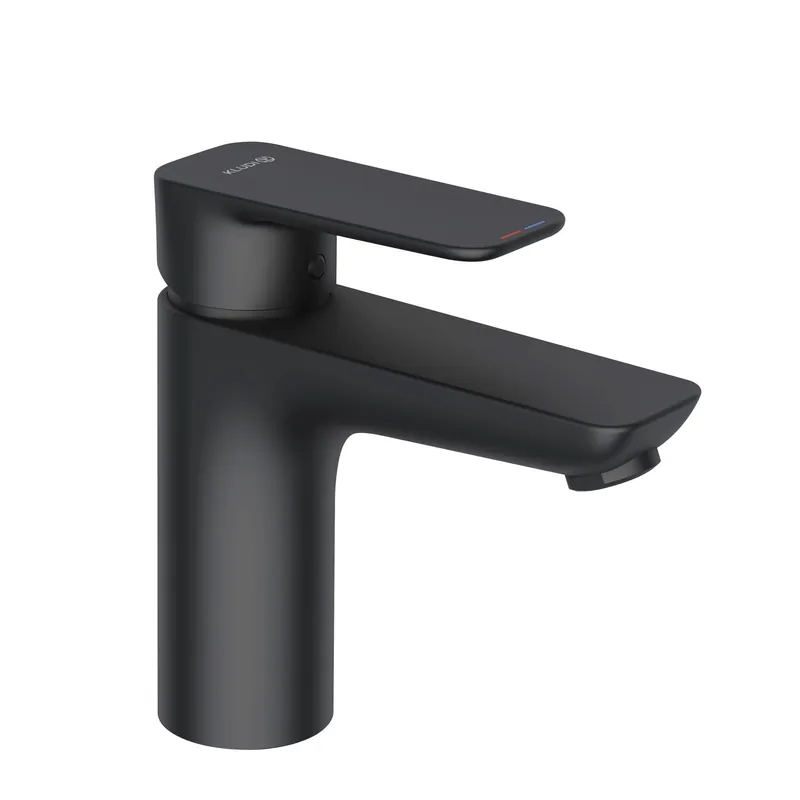Dagaanbieding Pure and Style - umyvadlová páková baterie, bez odpadové soupravy, výška výtoku 100 mm, černá (402923975)