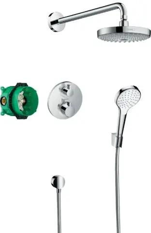 Croma Select S sprchový systém pod omítku s termostatem Ecostat S (27295000) Direct Beschikbaar