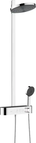 Gecertificeerd Pulsify S Showerpipe 260 2jet EcoSmart s termostatem ShowerTablet Select 400 (24241000)
