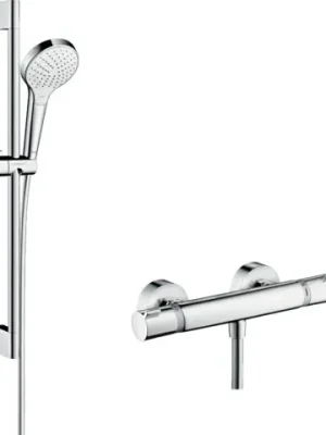Croma Select S Vario sprchová souprava na stěnu s termostatem Ecostat Comfort a sprchovou tyčí 65 cm (27013400) Nieuw