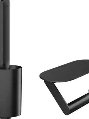 WallStoris - sada pro WC, matná černá (27969670) Merkproduct