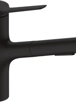 Dagaanbieding Zesis M33 - kuchyňská páková baterie 140, vytažitelná sprška, 2jet, matná černá (74800670)