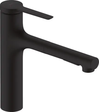 Zesis M33 - kuchyňská páková baterie 160, vytažitelná sprška, 2jet, matná černá (74801670) Lage Prijs