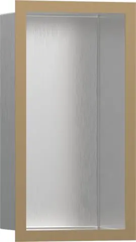 Uitverkoop XtraStoris Individual - výklenek do stěny s designovým rámem 300/150/100, kartáčovaný bronz (56094140)