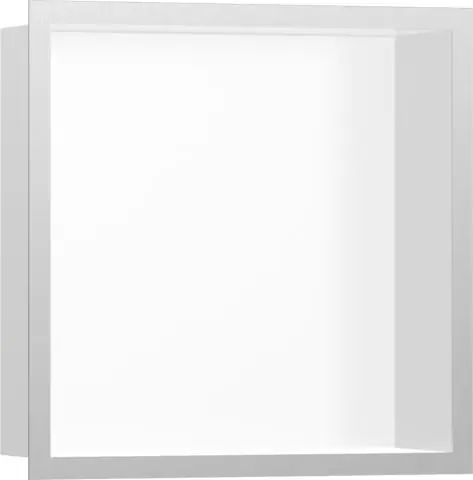 Weekendaanbieding XtraStoris Individual - výklenek do stěny s designovým rámem 300/300/100, kartáčovaná nerez (56099800)