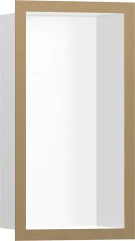 Korting XtraStoris Individual - výklenek do stěny s designovým rámem 300/150/100, kartáčovaný bronz (56096140)