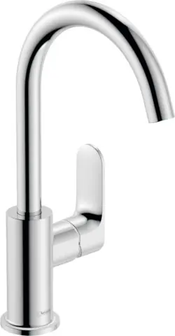 Exclusieve Aanbieding Rebris S - páková umyvadlová baterie 210 s otočným výtokem a odtokovou soupravou s táhlem (72536000)