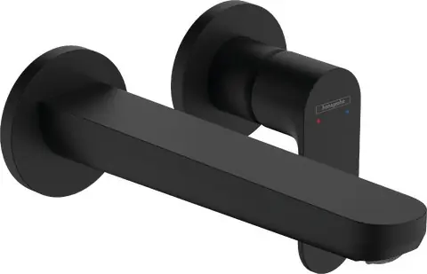 Meest Verkocht Rebris S - páková umyvadlová baterie pod omítku, pro montáž na stěnu s výtokem 20 cm, matná černá (72528670)