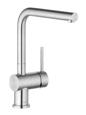 Flitsaanbieding L Steel - dřezová páková baterie, nerez (45803F877)