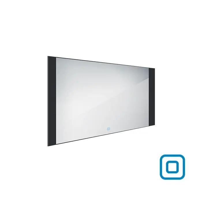 Direct Verzonden Černé LED zrcadlo 100x60 cm, dotykový senzor (ZPC 41004V-9)