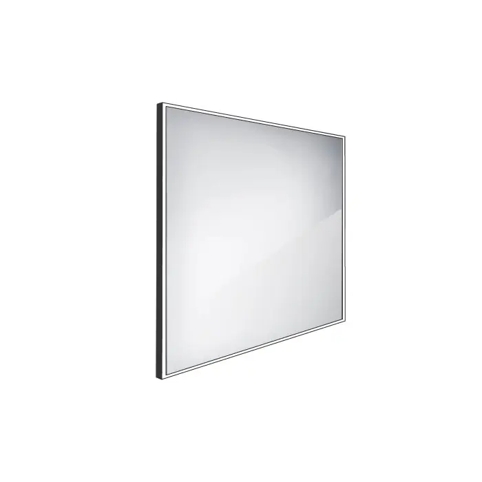 Černé LED zrcadlo 60x60 cm (ZPC 13066-90) Must-Have
