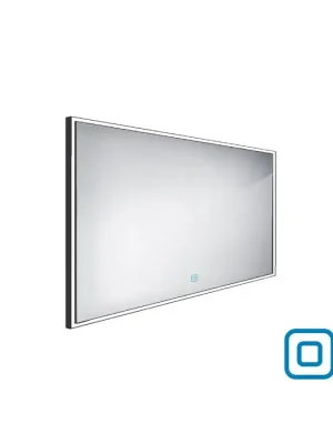 Koop Online Černé LED zrcadlo 120x70 cm, dotykový senzor (ZPC 13006V-90)