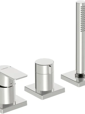 Vysoce Kvalitní Hansastela - tříotvorová vanová baterie, vrchní sada (57319473)