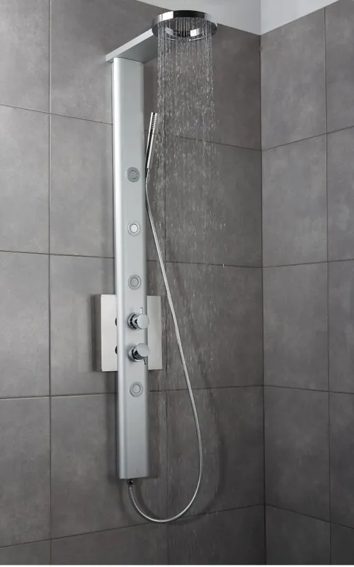 SENZA EVO3 sprchový panel s pákovou baterií, satin/ABS chrom (SEP3) Beste Prijs