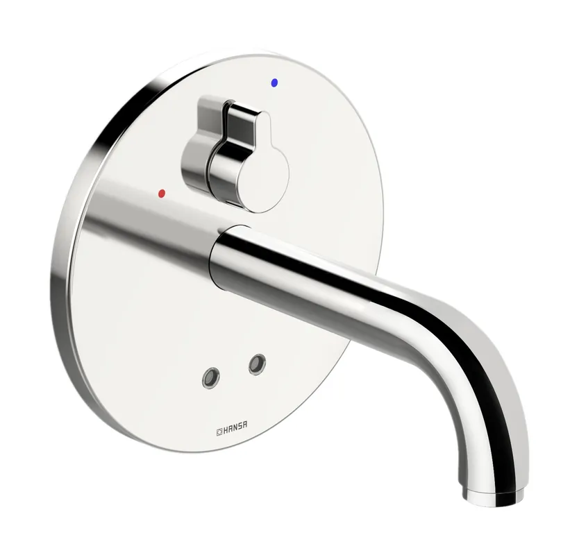 Hansaelectra - nadomítková část podomítkové umyvadlové baterie, 3 V, Bluetooth, mosaz, vyložení 170 mm (81812109) Veilige Betaling