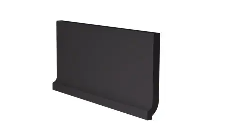 Populair Taurus Color (19 Black) - sokl s požlábkem 8x20 černá, tl. 8 mm (TSPF6019)