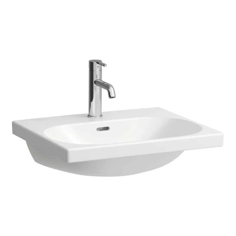 Lua - umyvadlo do nábytku 55x46, otvor pro baterii, s přepadem (H8100820001041) Rechtstreeks Van De Fabrikant