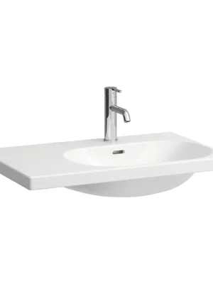 Voordeelprijs Lua - umyvadlo do nábytku 75x46, odkládací plocha vlevo, otvor pro baterii, s přepadem (H8170850001041)