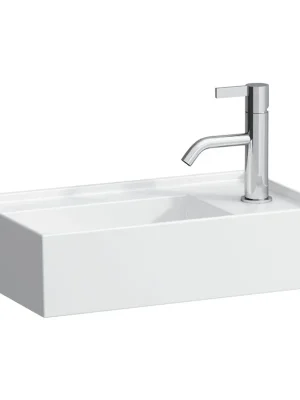 Kartell by Laufen - umývátko nábytkové 46x28, baterie vpravo, bez přepadu, bílá matná (H8153347571111) Laatste Kans