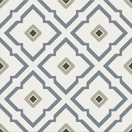 Patchwork Geometric Flower Matt - dlaždice 29,8x29,8 bílá (NT1223-003-1) Hete Deal