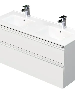 Brave - spodní skříňka pod umyvadlo 120 cm, 2 zásuvky, závěsná (BR 120D 2Z) Rechtstreeks Van De Fabrikant