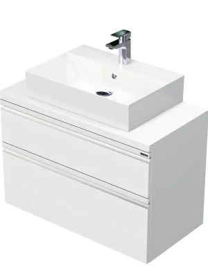 Direct Verzonden Brave - skříňka 90 cm s umyvadlem na desku, 2 zásuvky, závěsná (BR DESK 90 2Z)