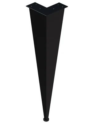 Nejprodávanější LUXE noha 39,2 cm, černá mat, 1 kus (LUXENOHA39,2CM)