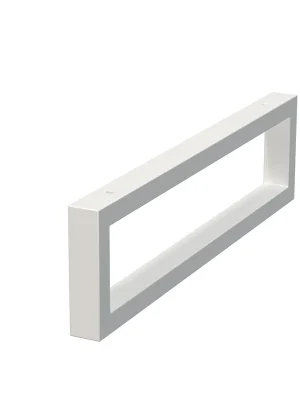 Cenový Hit Noha hranatá, výška 12 cm bílá mat, 1 kus (N 45 S3 B MAT )