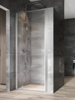 Hete Deal NDOP1-80 dveře pivotové, rám satin/sklo transparent (03O40U00Z1)