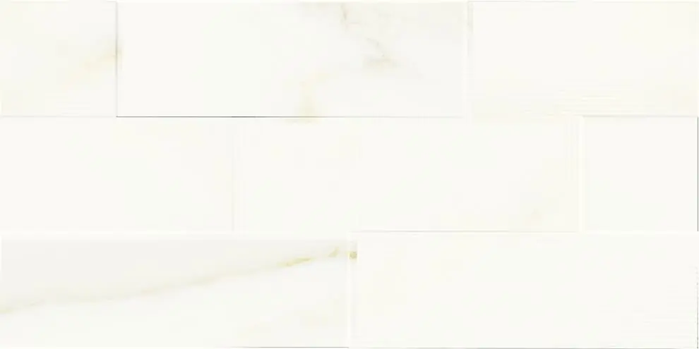Cava - obkládačka rektifikovaná 29,8x59,8 bílá matná reliéfní, tl.8 mm (WARVK730) Beperkte Voorraad
